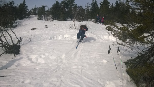Spektakulært skihopp